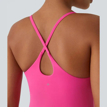 LIMITED-TIME DEAL Plush Backless Active Dress Easy Peezy Collection