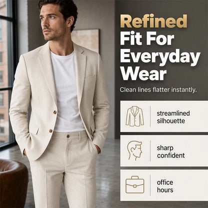 Limited-Time Offer- Men's Versatile Stretch Business Suit